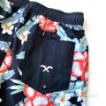 Quick Dry Floral Printed Men's Swimming Shorts